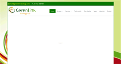 Desktop Screenshot of greenlink-ecology.com