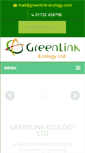 Mobile Screenshot of greenlink-ecology.com